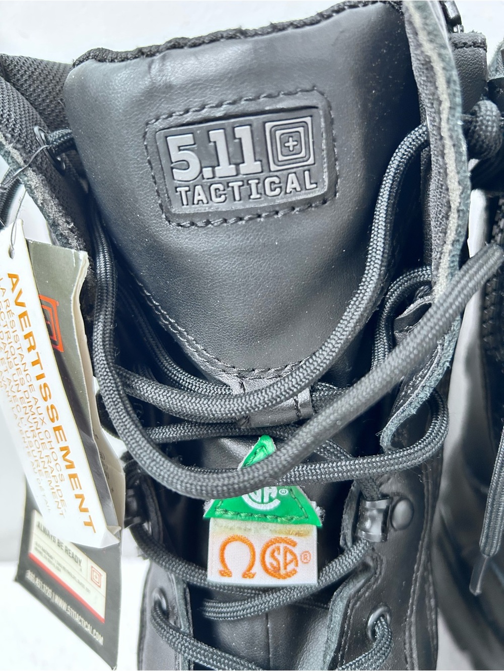 5.11 Tactical Black Men's Protective Toe Duty Boots size 10 - Picture 5 of 13